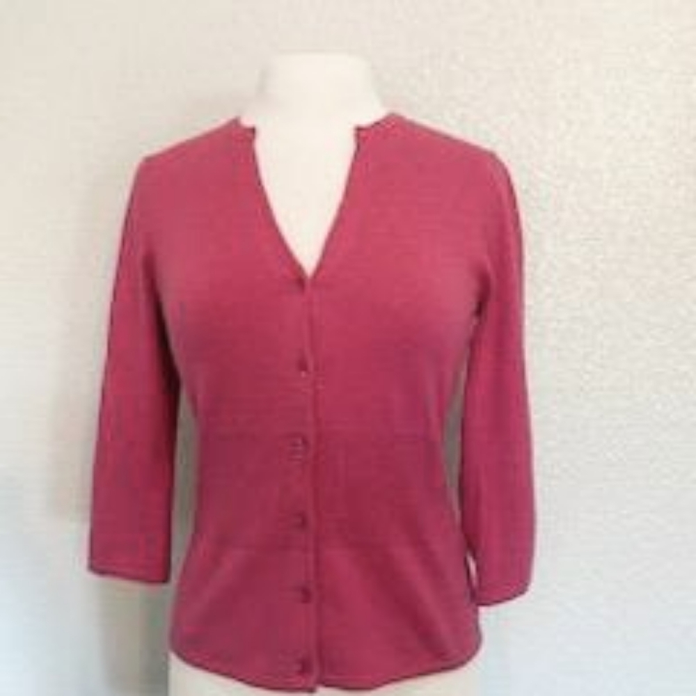 ⭐️5/$20 Kersh Pink Cardigan Size Large